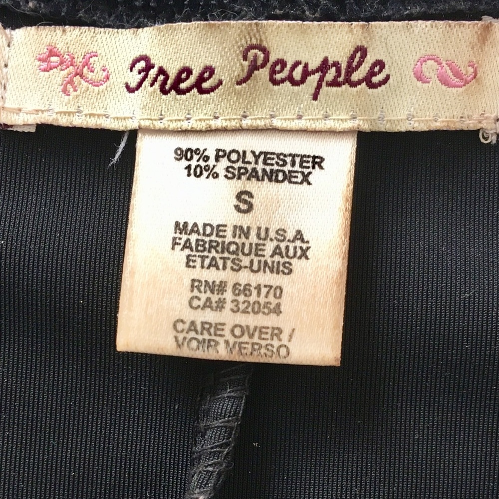 Free People black velvet v neck maxi dress - Picture 5 of 5